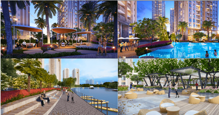 Tiện ích nội khu bên trong khu căn hộ The Privé